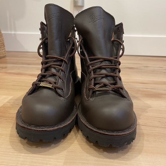 Danner Brown Explorer Boots with Rugged Construction and Heavy-Duty Sole